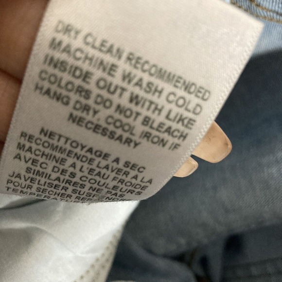 Joes Jeans Womens Size 28 Skinny Mid Rise Raw Hem Straight Leg‎ Blue - Picture 9 of 10